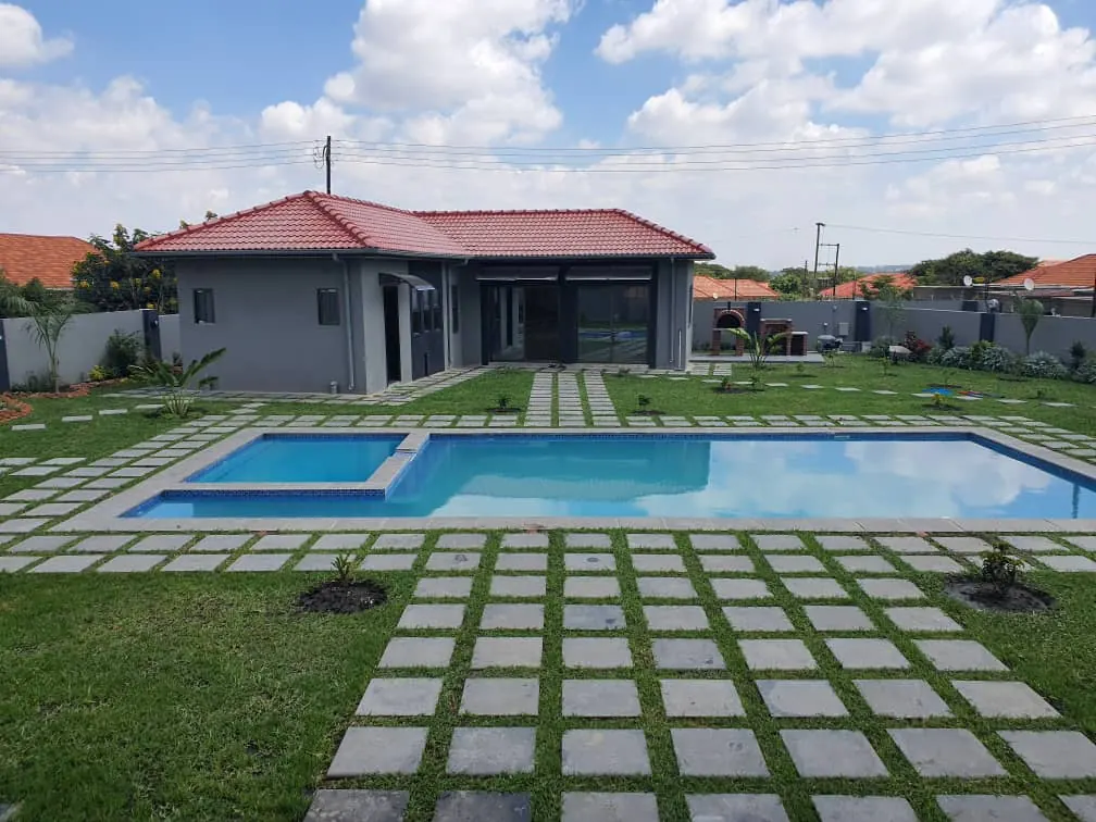 Pool and landscaped residence