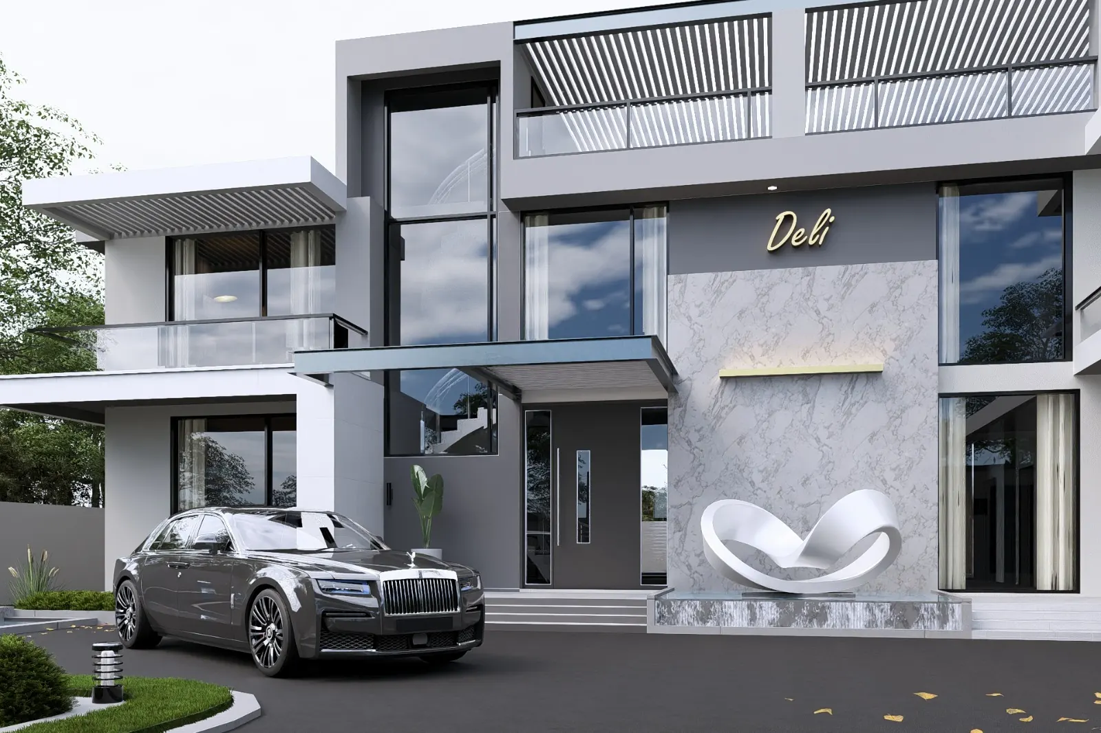 Modern Groutex residential project render