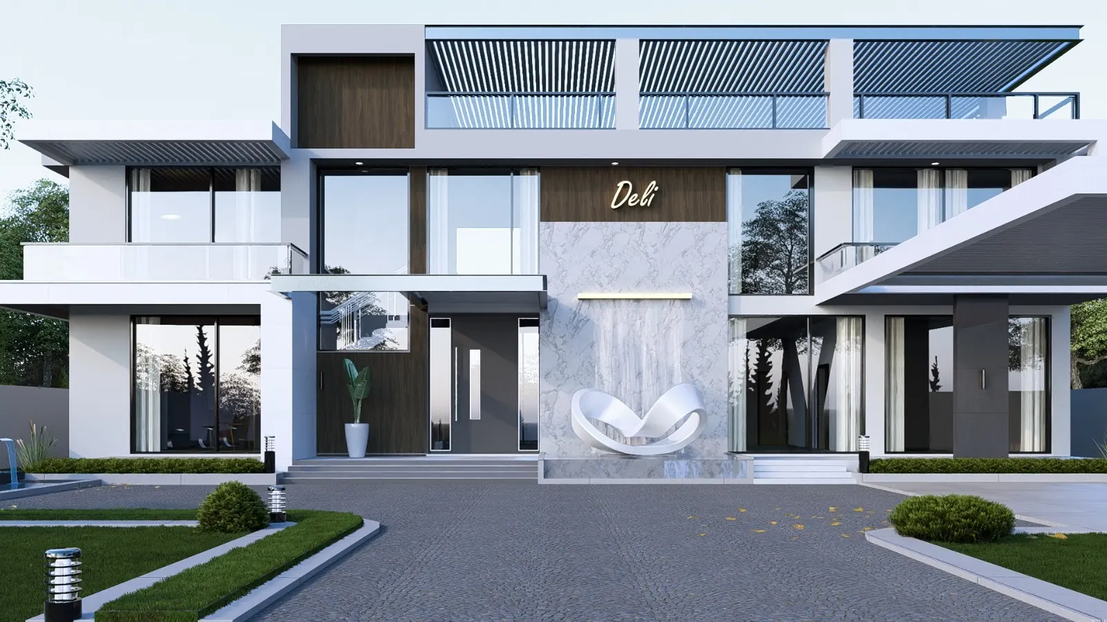 Luxury house render